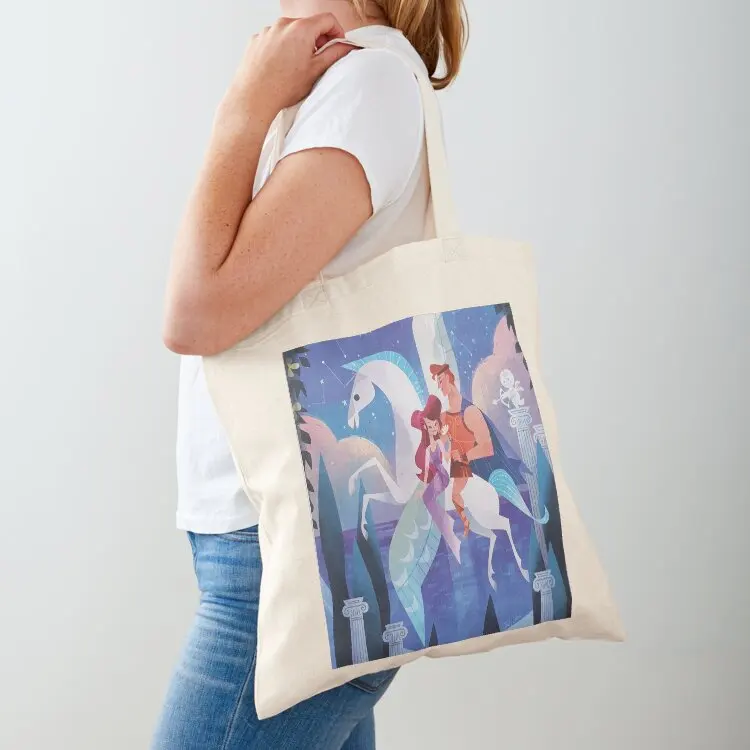 Hercules, Meg & Pegasus Tote Bag Canvas bag Women's handbag Shopping bags the tote bag