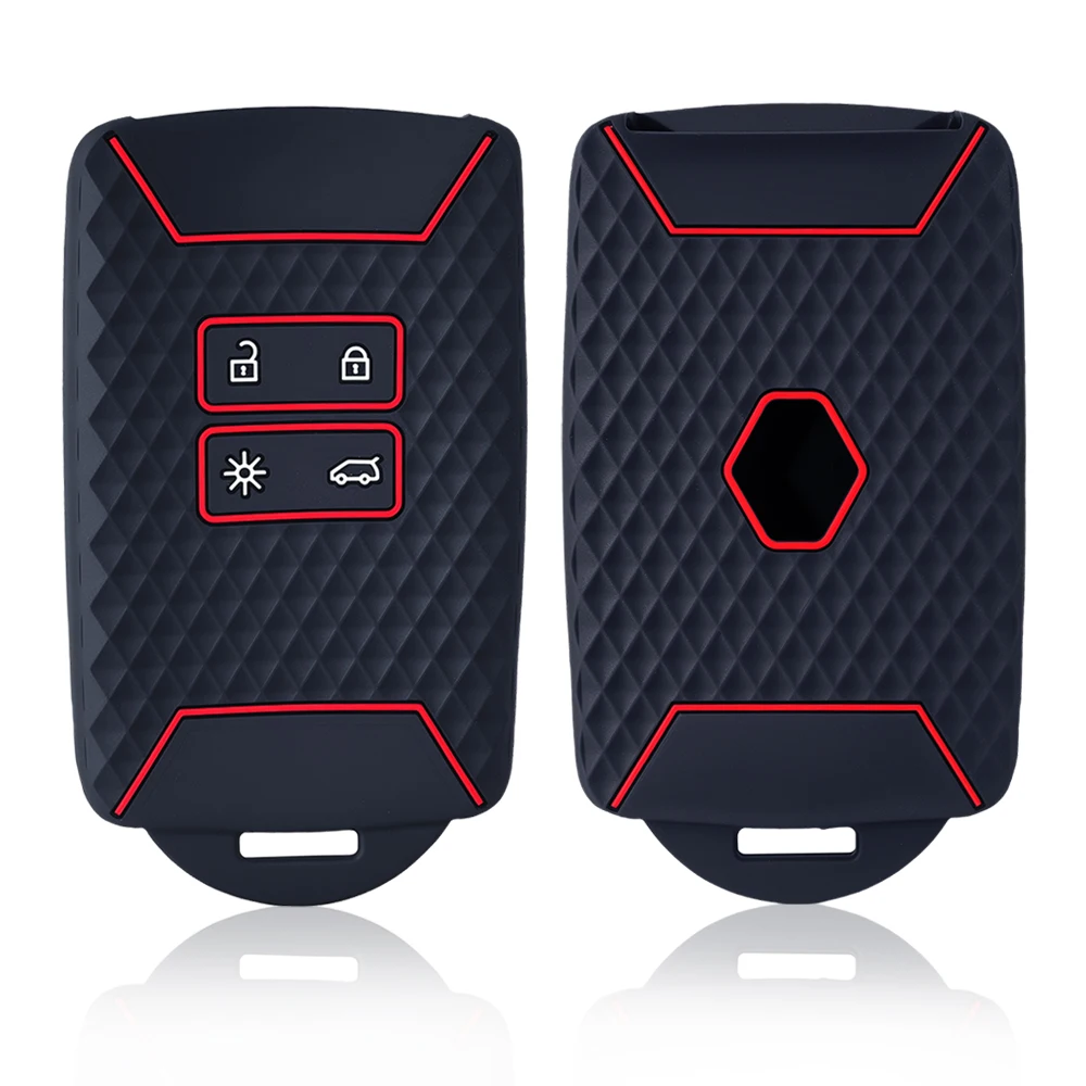 2025 Siliconen Afstandsbediening Autosleutel Case Cover Fob voor Renault Captur Koleos Kadjar Arkana Megane Dacia Duster Sandero Stepway