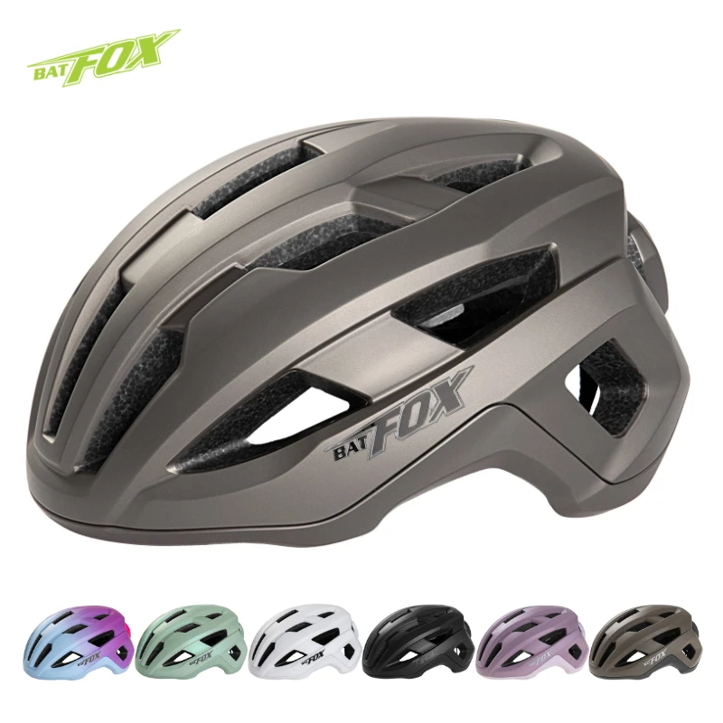 BATFOX Bicycle helmets men Bicycle helmets mtb safety lightweight integral mold Road riding helmets city ride bicycle adults men