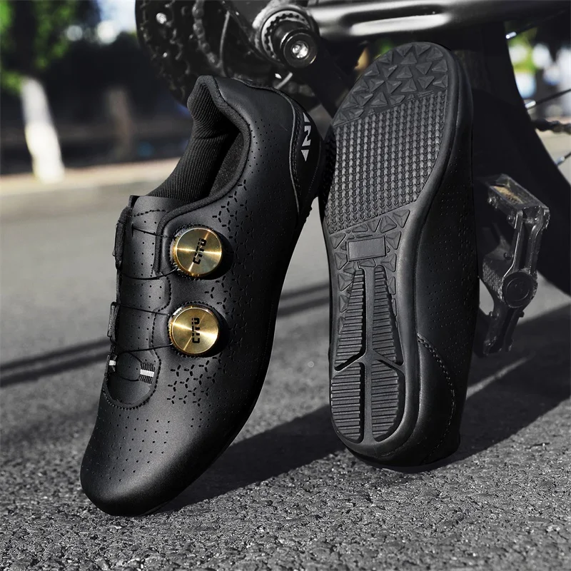 Herren Fahrradschuhe Radsport Schnellverschluss-Schuhe MTB Rennrad Unisex Profi-Rennschuhe Modische Gummi-Flachschuhe – Detail 9