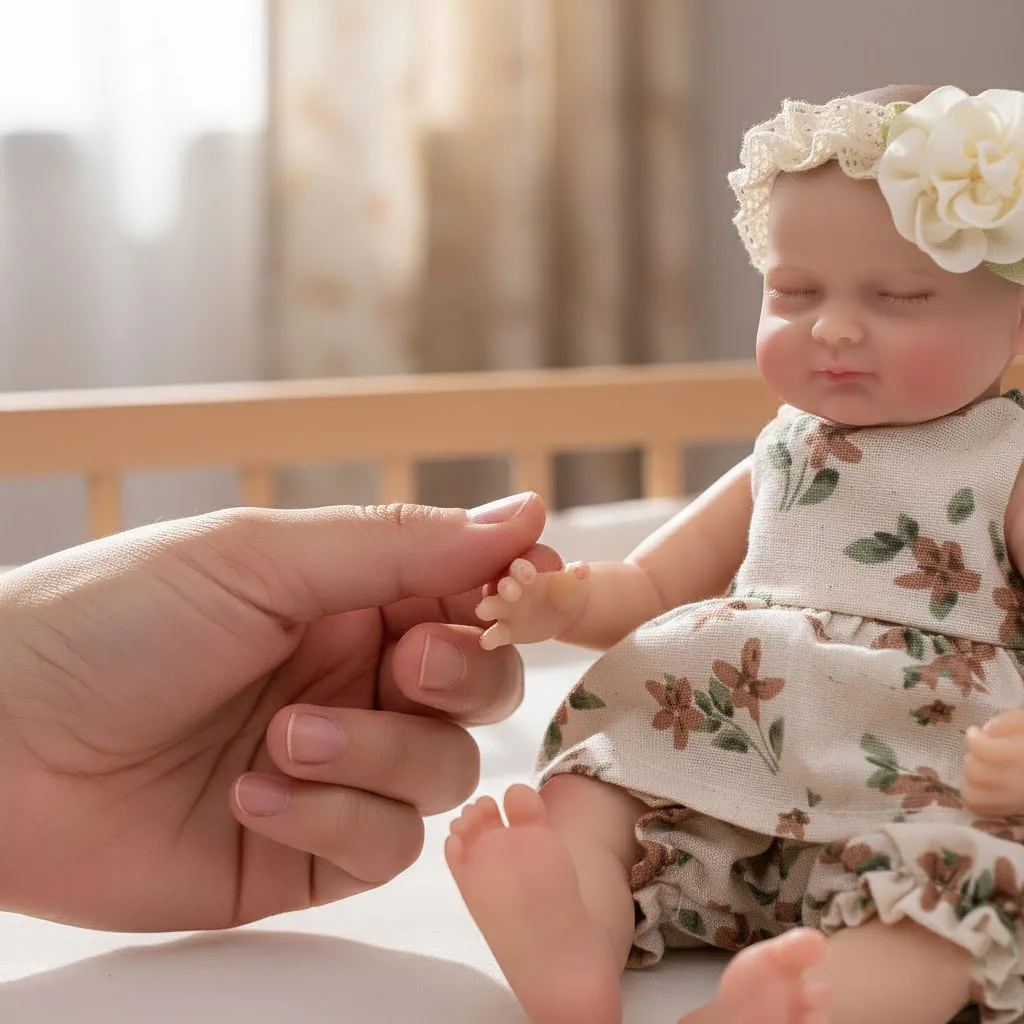 

Cloveray 8-дюймовая твердая силиконовая реалистичная кукла реборн всего тела супер мягкая силиконовая кукла высококачественная игрушка ручной работы подарок для ребенка