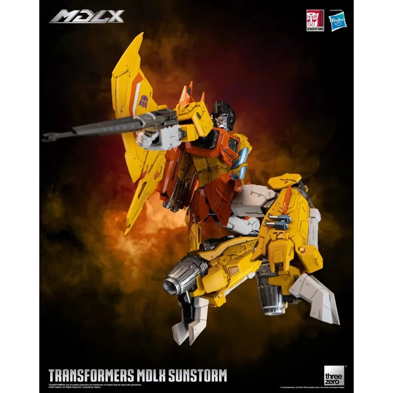 Оригинальная коллекционная фигурка Hasbro Threezero Transformers MDLX SUNSTORM