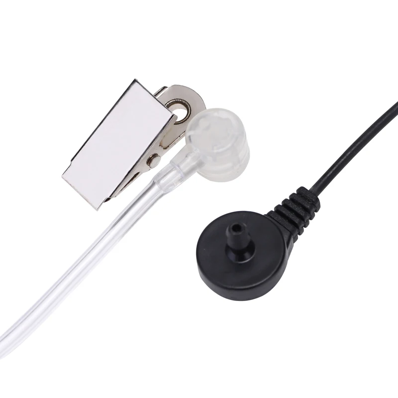 모토로라 라디오 XT180 TKLR T92 H2O T82 T80 T62 HYT TC320 TC1600 TC1688용 1핀 2.5mm FBI 은밀한 음향 튜브 이어피스 헤드셋