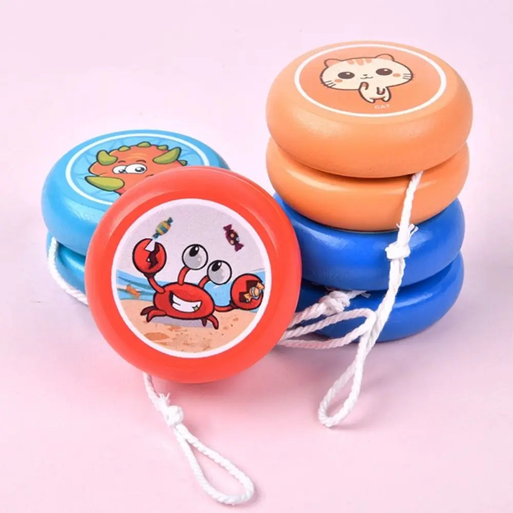 

Animal Wooden Yoyo Simplicity Primary Lovely Developmental Toys Concentration Creative Children's Toys