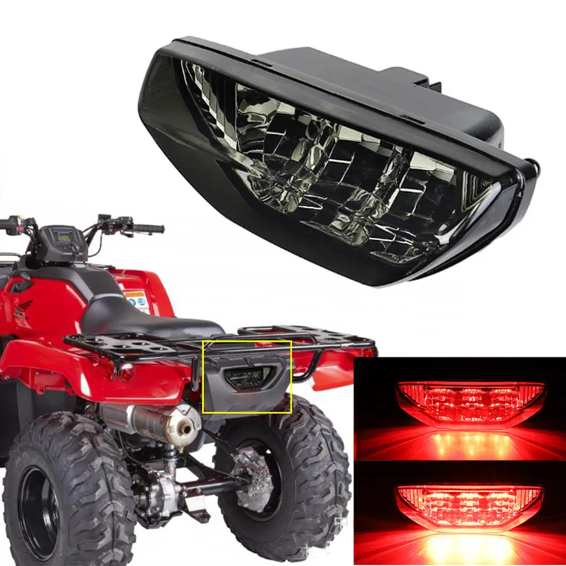 

Red ATV Tail Light Taillight For Honda TRX420 TRX500 Rancher Foreman TRX 400EX Rubicon TRX250 2006-2015 Recon 250