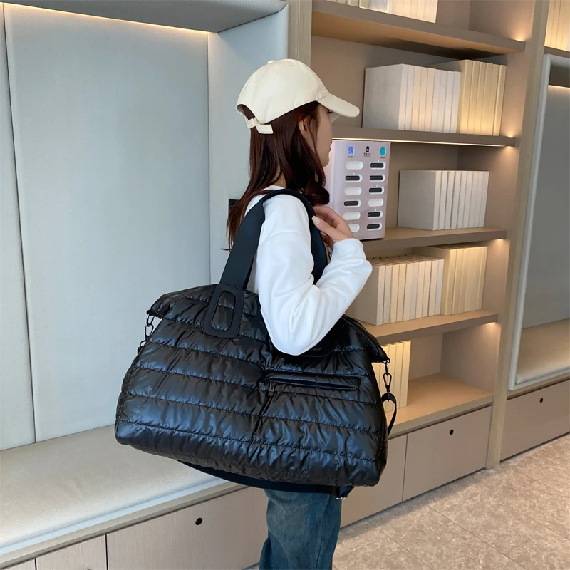 

Сумка для фитнеса, женская, для отдыха, для занятий спортом, с разделением на сухое и влажное отделения, водонепроницаемая, для плавания, йоги, на одно плечо, для путешествий.