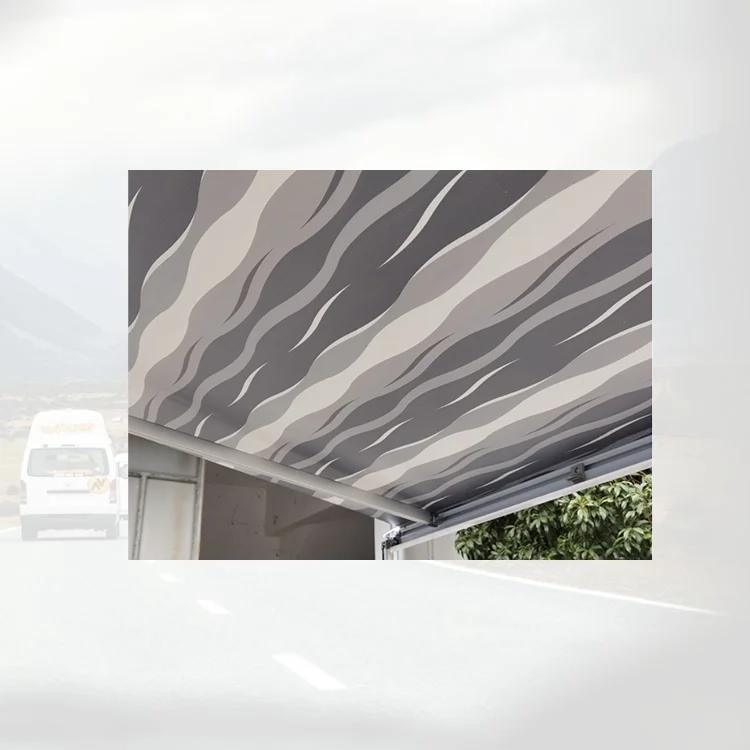 

Customized New Brand Caravan Awning European Style RV Awning -1.5x1m With PVC With Mesh Rv Awning