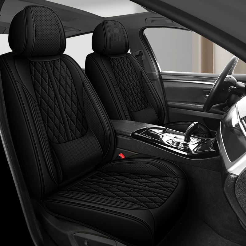 

Универсальные чехлы на пять мест для автомобильных сидений, всесезонные подушки для сидений, незаменимые для любого автомобиля, минималистичный дизайн.