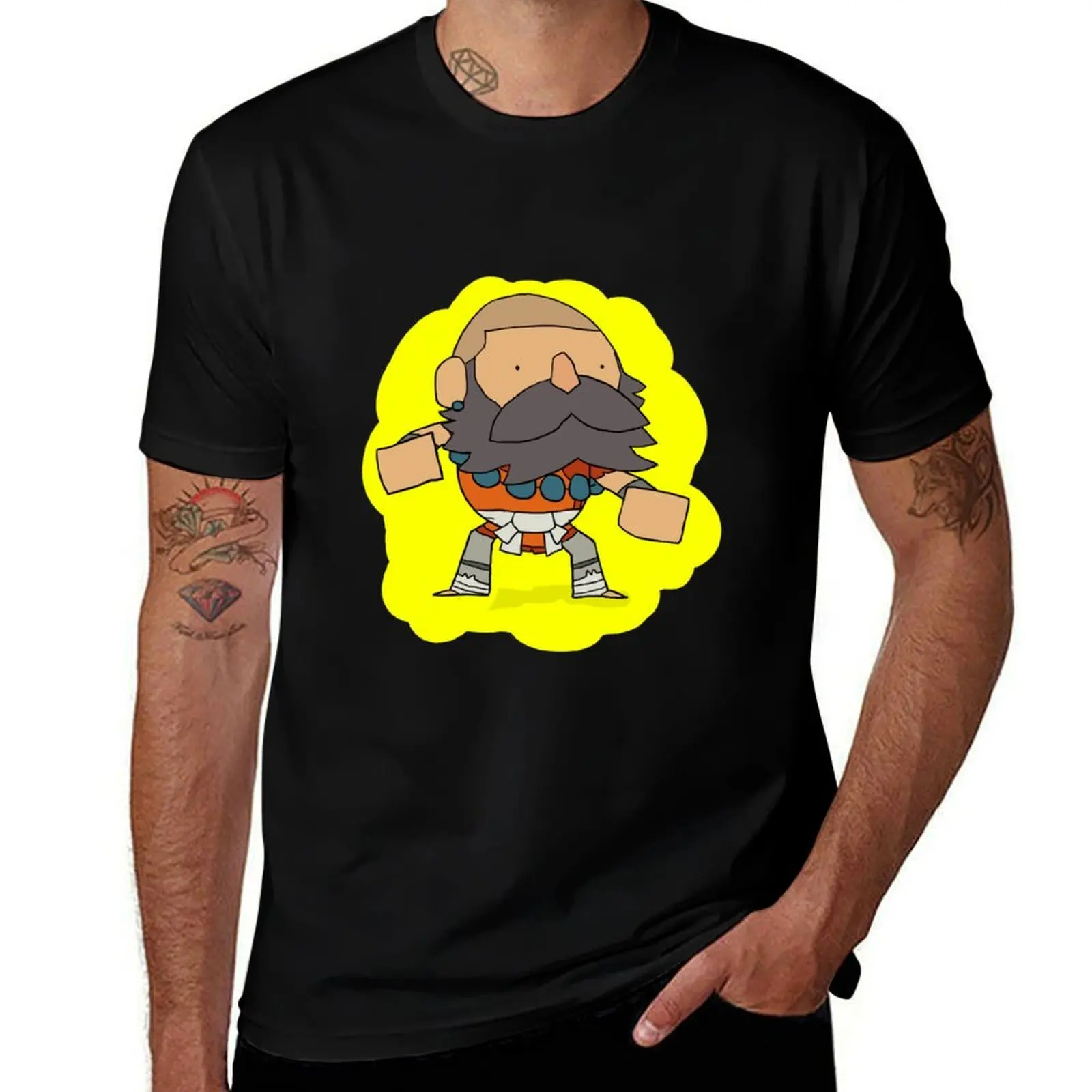 

Brawlhalla - Wu Shang T-Shirt Casual Minimalist Short Sleeve Top