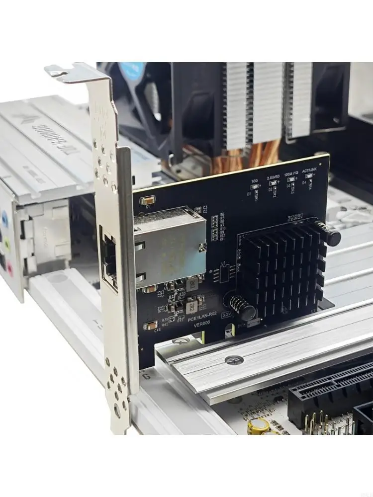 

2025 New 10Gbps PCIE3.0 4X Ethernet Servers Adapter RJ45 Gigabit Networking Card 10000M