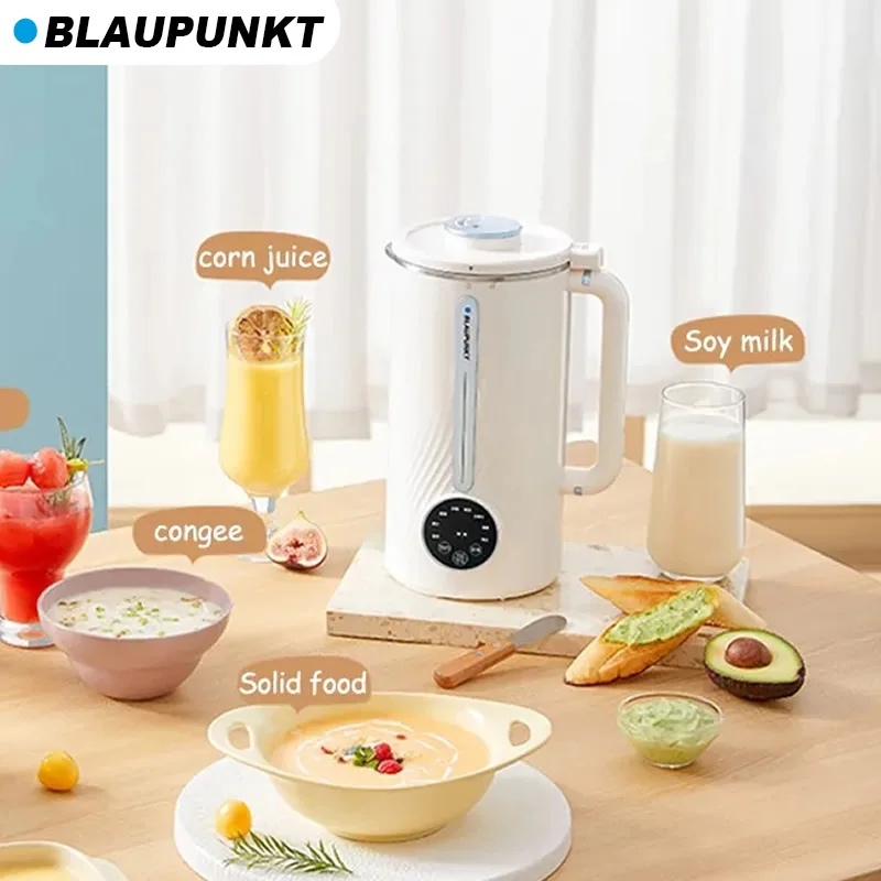 BLAUPUNKT Food Blender 1000ML Multifunction Mixer Filter Free Soymilk Maker Home Cooking Free Soymilk Machine Kitchen Appliances