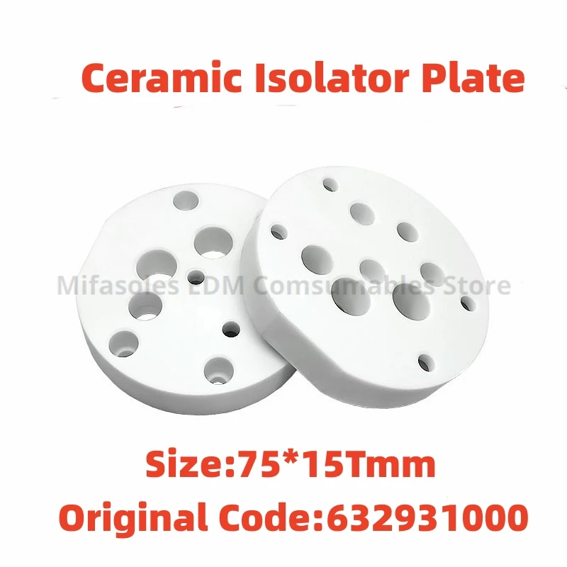 placa ceramica isolador 632931000 placa de isolamento 7515tmm para irmao fio corte edm maquina pcs b302 01