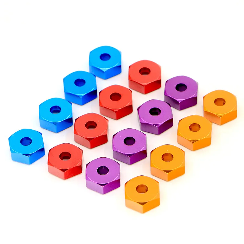 4PCS HSP1/10 aluminum alloy DIY connector metal wheel seat connector 102042 (02134) 122042 modification