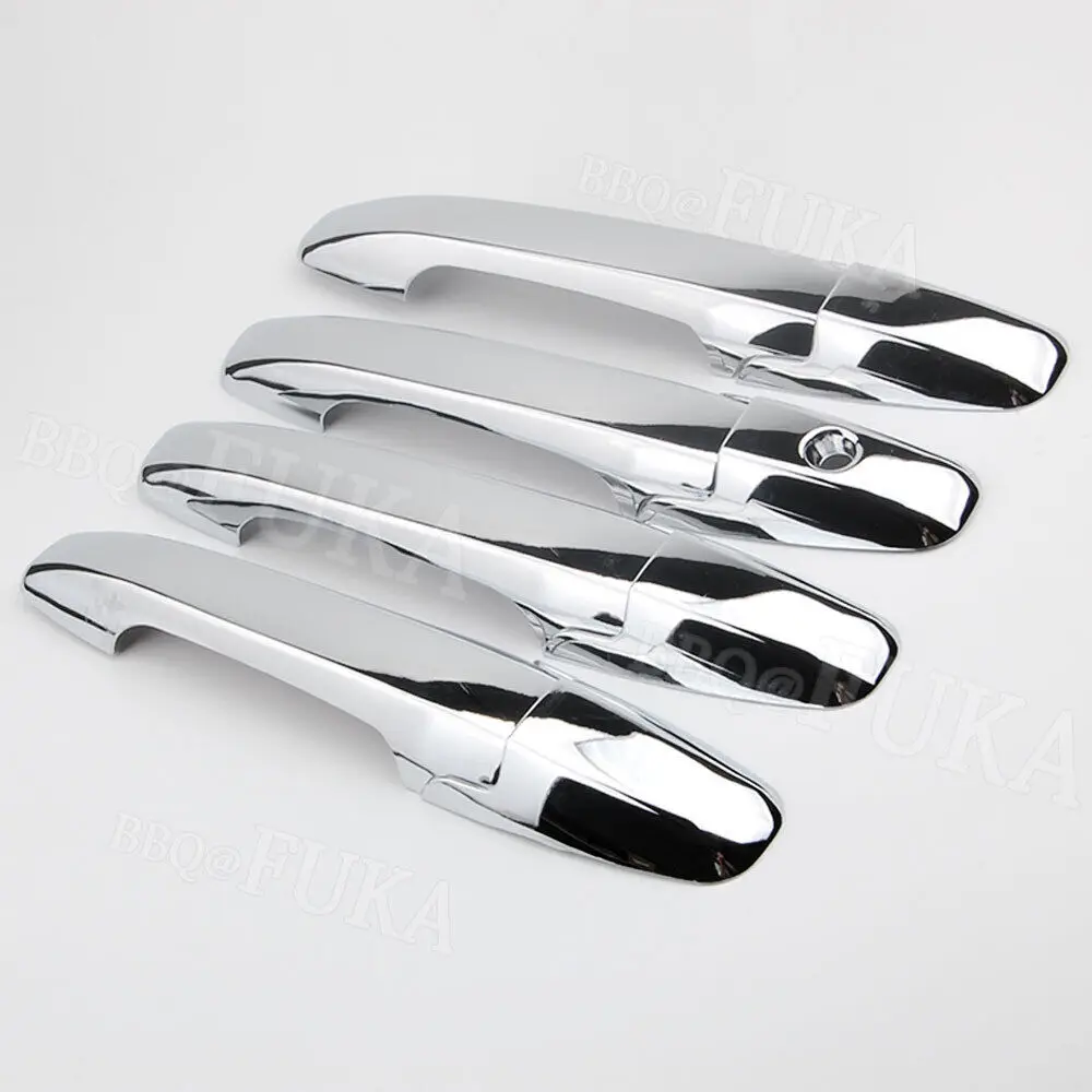 BBQ@FUKA Chrome Door Handle Cover Trim Molding For Honda Civic 2006 2007 2008 2009 2010 2011 Pilot 2009-2015 Car Accessories