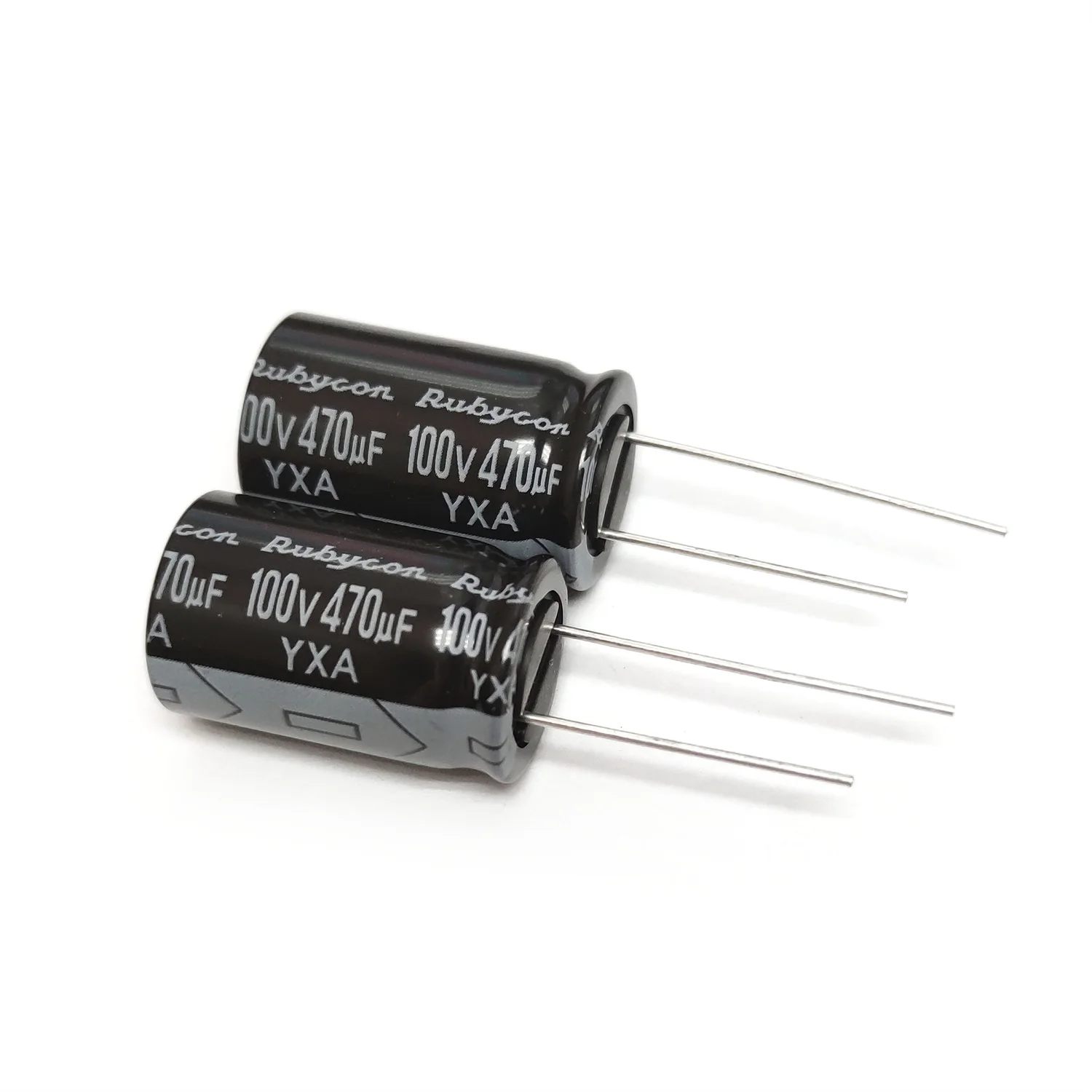 5PCS 100V470UF YXA 16X25 RUBYCON Long Life Brand New Low Impedance Electrolytic Capacitor 100YXA470M