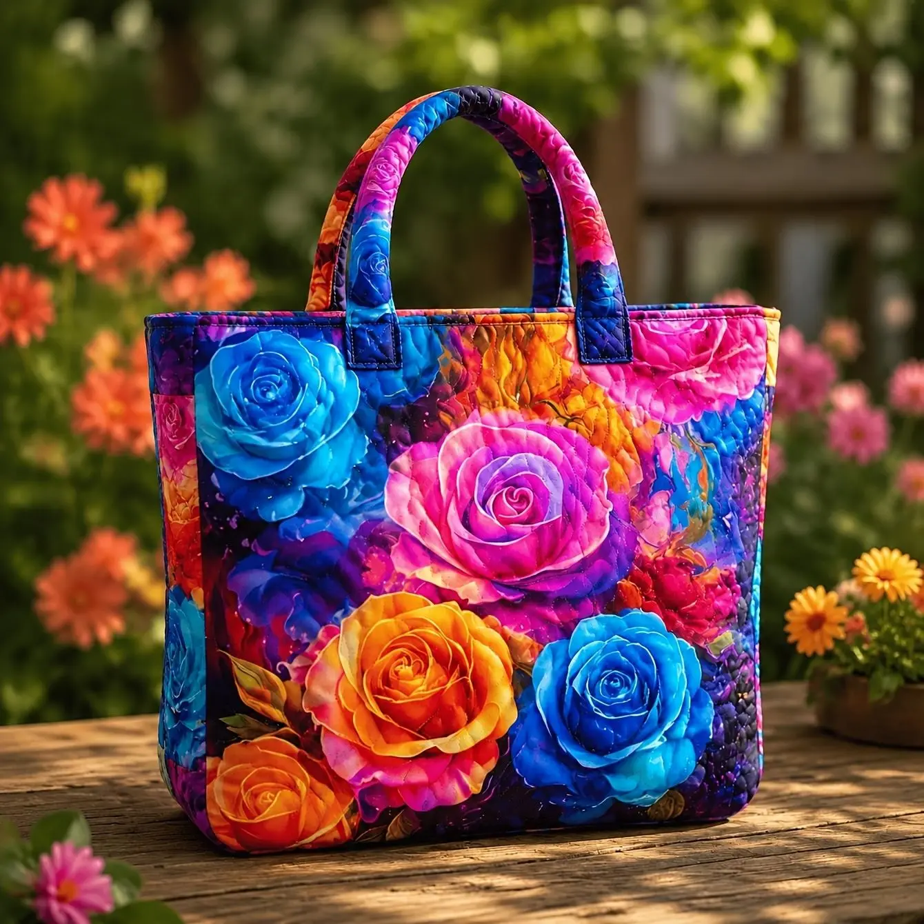 3D Printed Quilted Tote Bag Shopping Bags Gifts Shoulder Bag elegant Handbag Sport Bag Travel Beach Hiking Camping