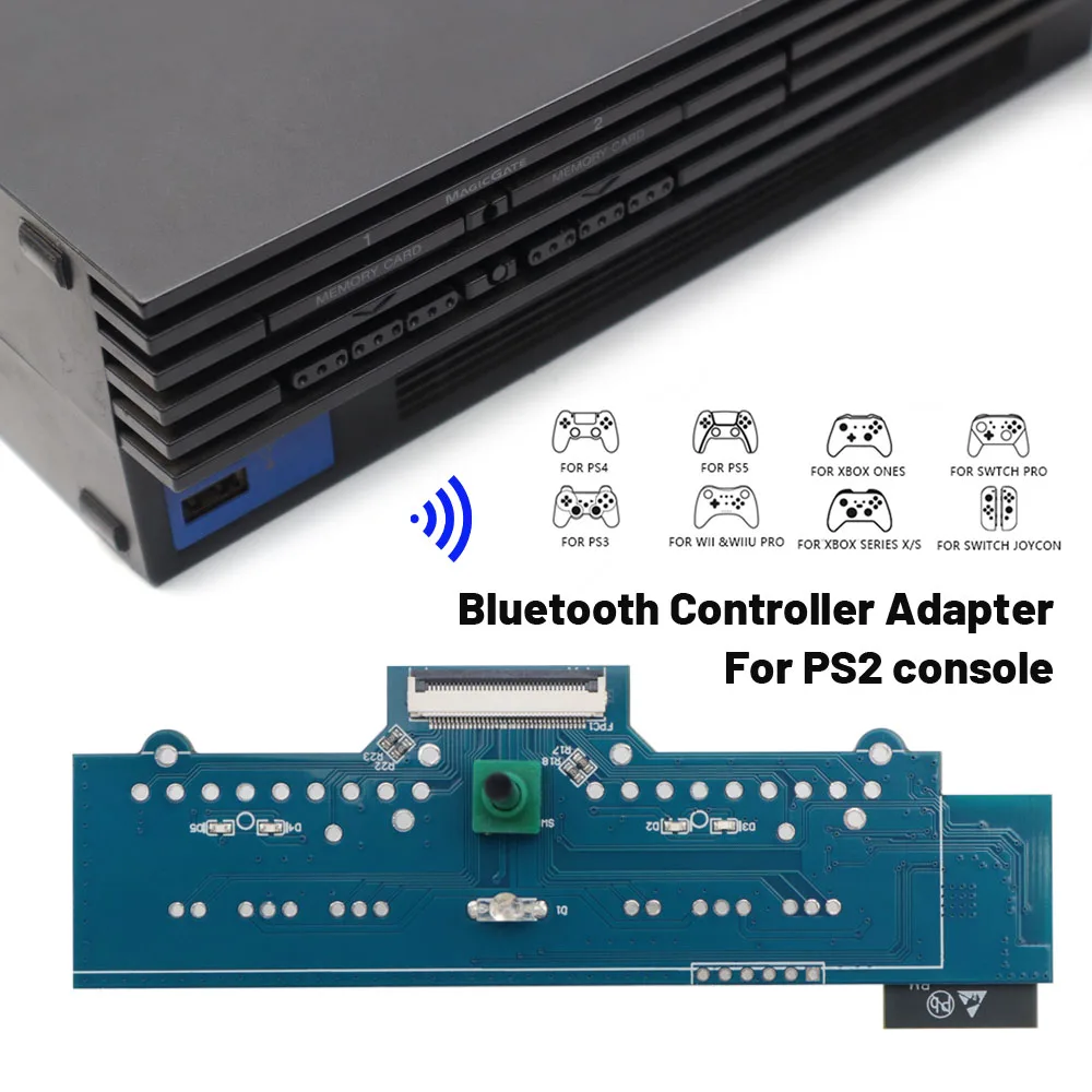 PS2 Fat IBlueControlMod 블루투스 무선 컨트롤러 내부 어댑터 PCB 보드 블루투스 게임패드 어댑터