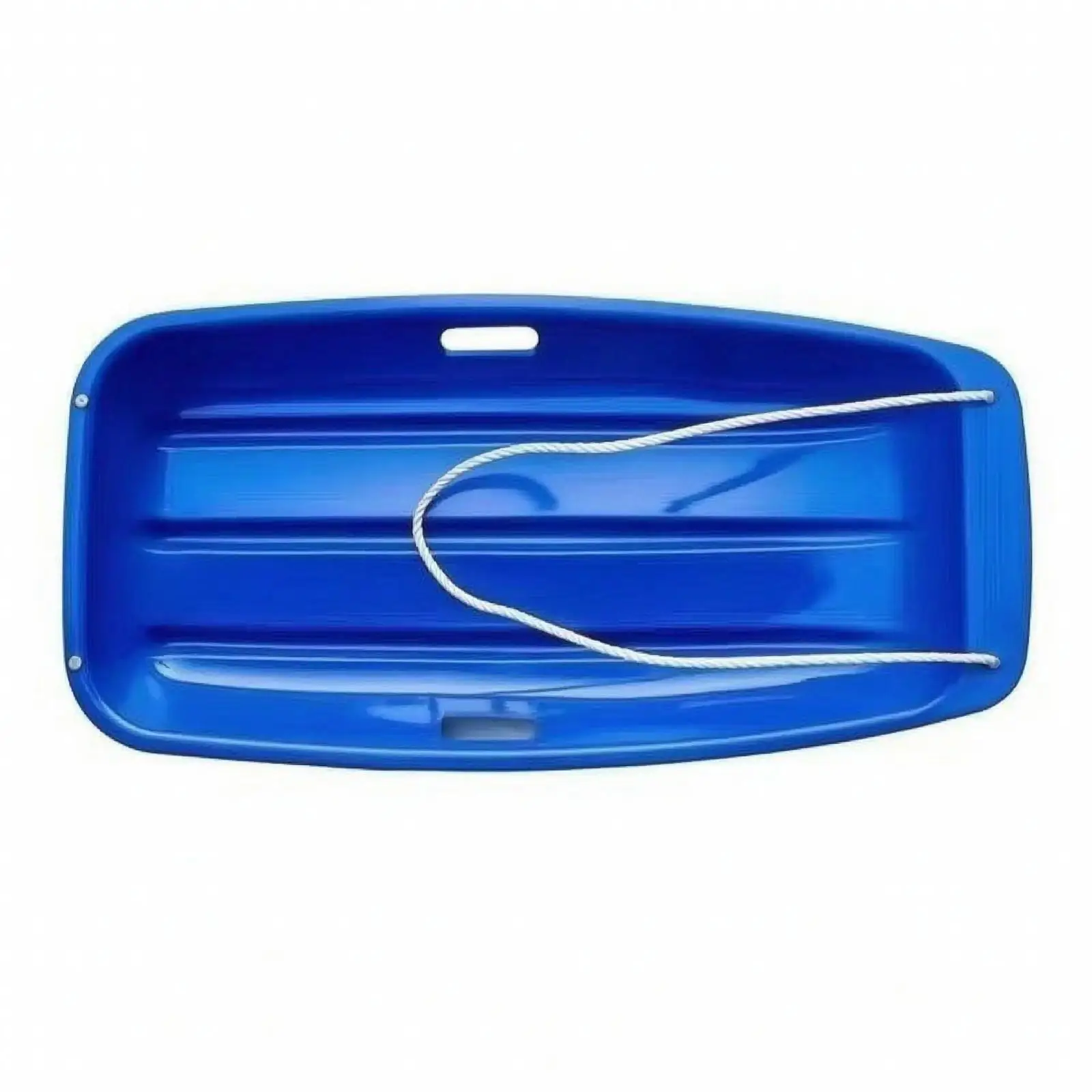 Polyethylene Sled with Rope Handle Long-Lasting Polyethylene Toboggan