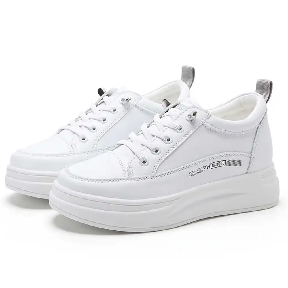 Ohne Absätze, rutschfeste Regenbogen-Schuhe, klobiger brauner Stiefel für Damen, Turnschuhe, Damen, Größe 41, Sport, Krasovka-Artikel im Angebot