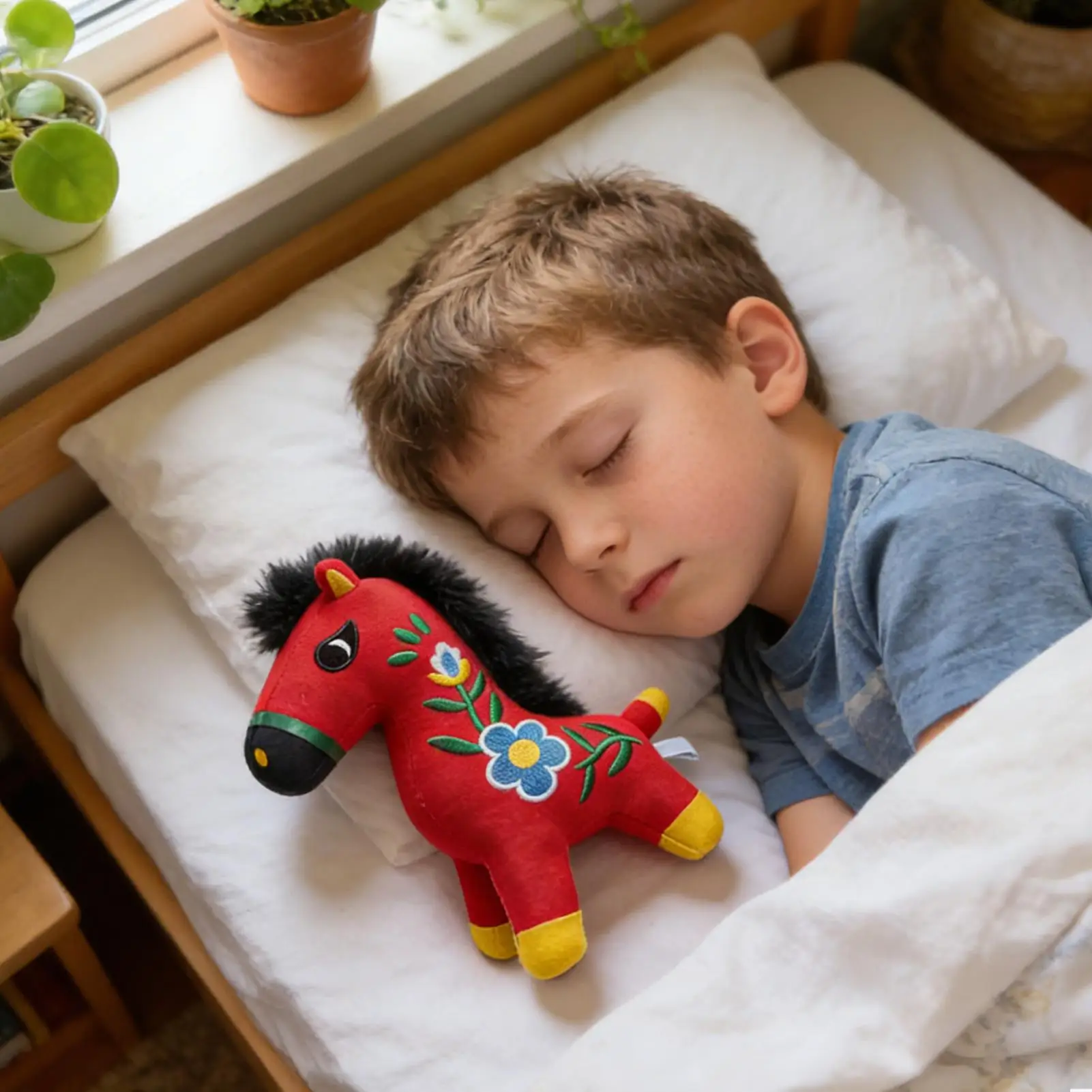 Horse Mascot Plush Toy Creative Lucky Pony Pendant Chinese New Year Mascot Horse Plush Keychain Bag Decoration Festival Gift