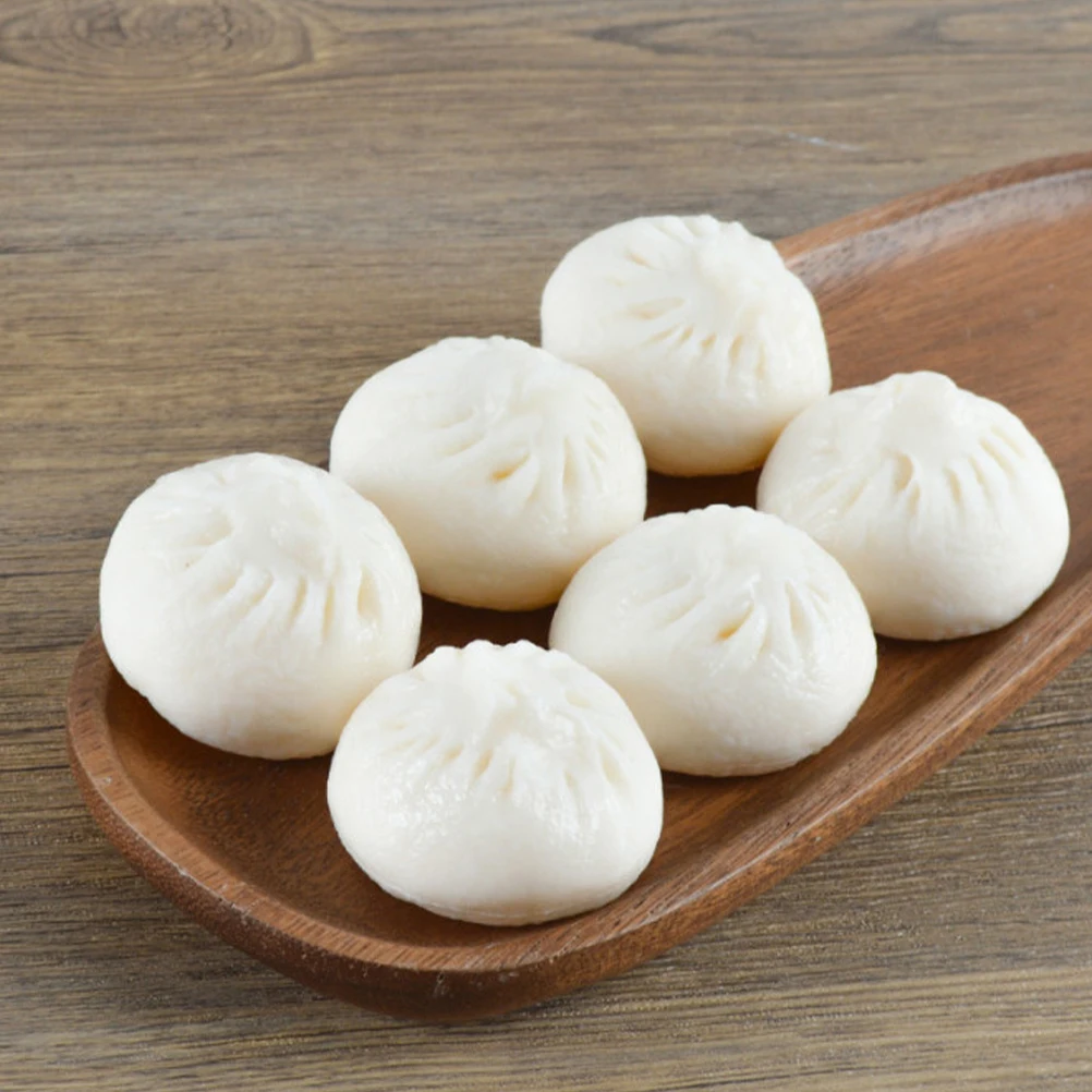 

Simulated Buns Pvc Food Decor Simulation Fake Dumpling Kitchen Toys Realistic Play Artificial Props