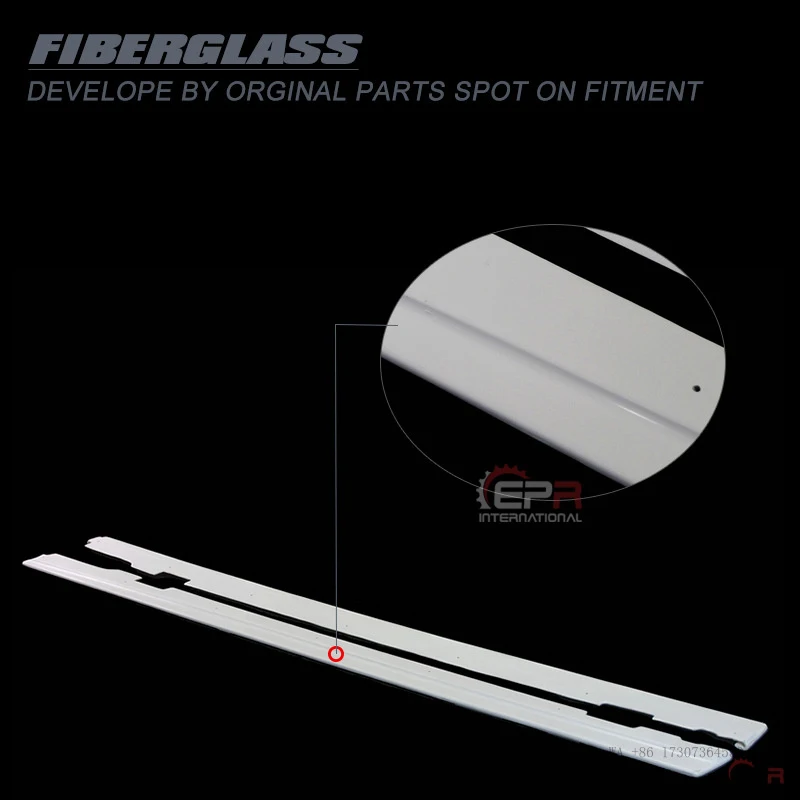 Hot for Mini F56 Cooper S Custom Modification Parts DAG Style Carbon Fiber Side Skirts Side Splitter Base Plate Add-On