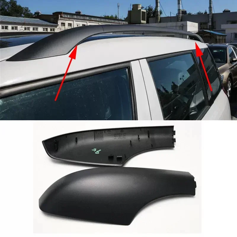 Roof Rack Cover Roof Luggage Bar Rail End Shell for Skoda Yeti 2009 2010 2011 2012 2013 2014 2015 2016 2017 2018