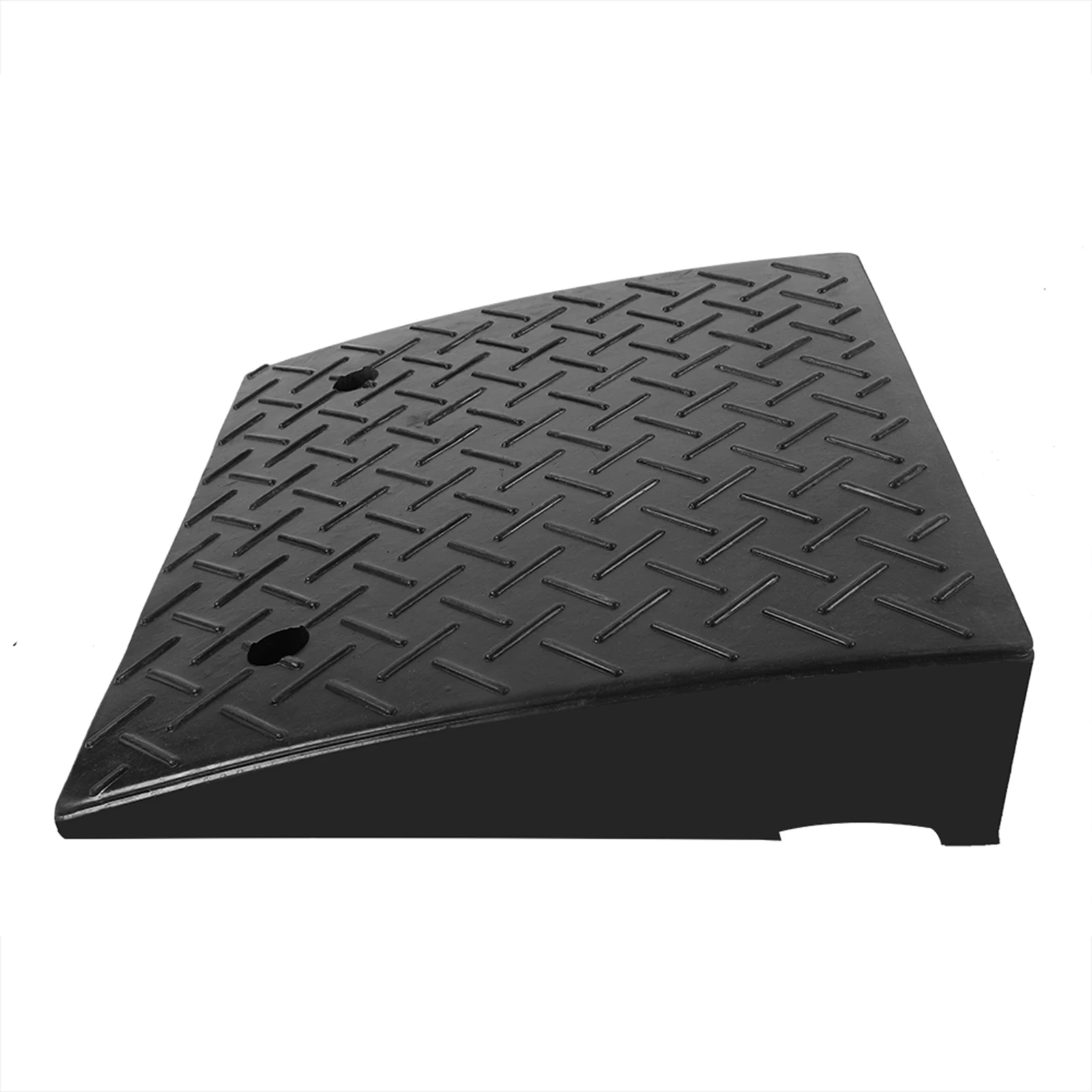 Rampas de goma de alta resistencia para coche, vehículo, motocicleta, silla de ruedas, rampa de umbral, rampa de goma, rampa de acera de goma, 2 uds.