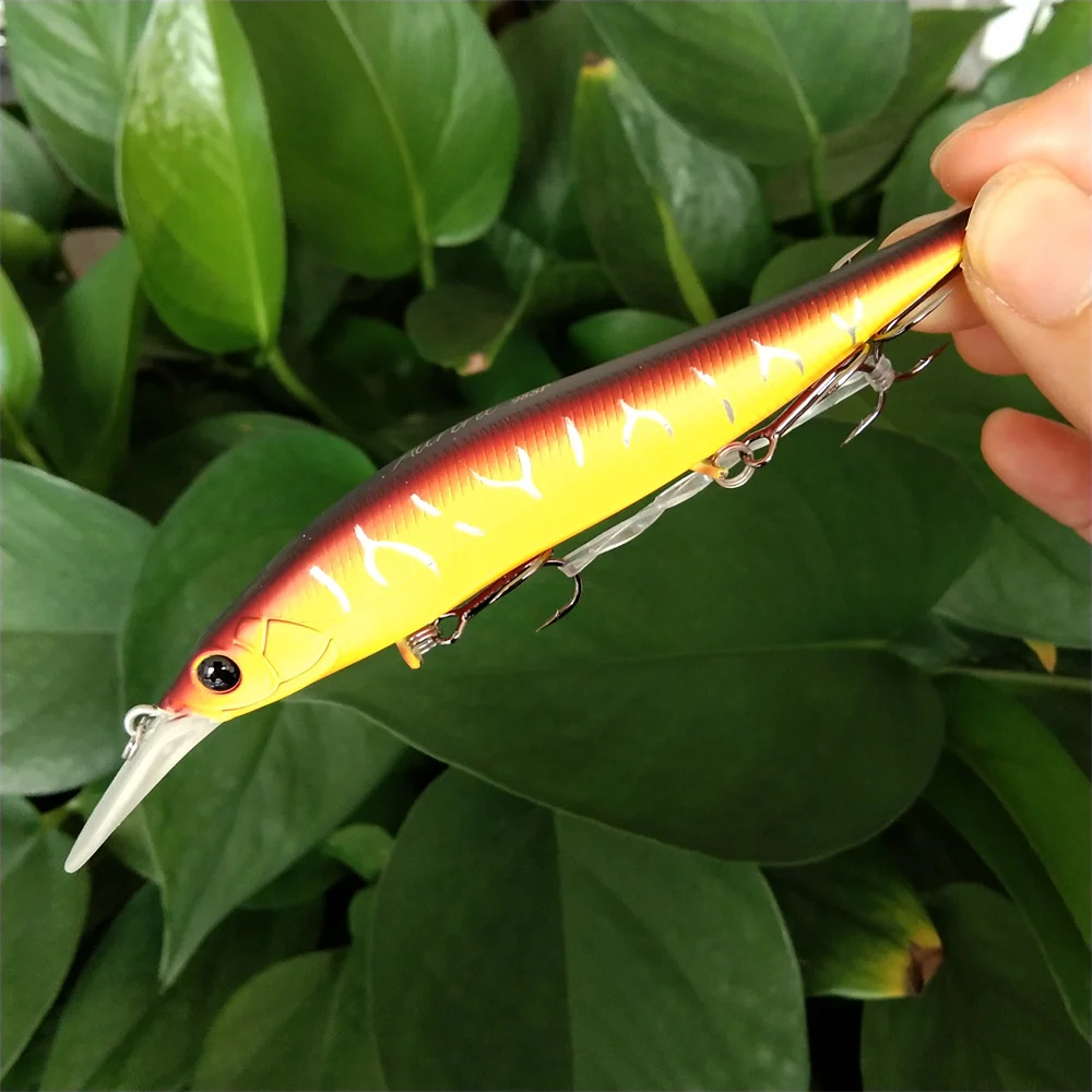 4pcs 98mm 10g SP Weight System Long Casting Suspend Minnow Fishing Lure 2.2m AURORA 98SP Hard Bait For Bass Pike