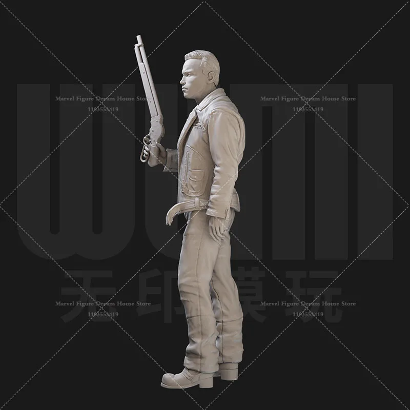 1/24 1/18 масштаб искусственный интеллект робот научная фантастика фильм DIY самособранная GK 3D смола неиспанная белая кукла игрушки