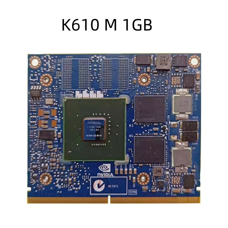 

Original K610M 1GB K 610M N15M-Q2-B-A1 Video Display Card VGA for IMAC A1312 A1311 HP ZBook 15 17 Graphic Card 100% Test