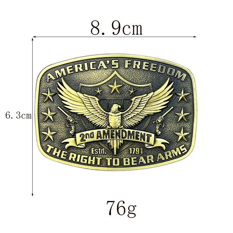 Hebilla de cinturón Retro Eagle estilo occidental