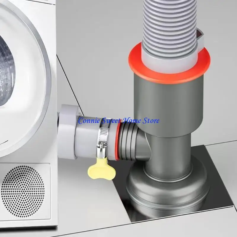 LXAF High Temperatures Resistant Washing Machine Drainages Splitters Corrosions Proof Plastic Water Outlet Divider