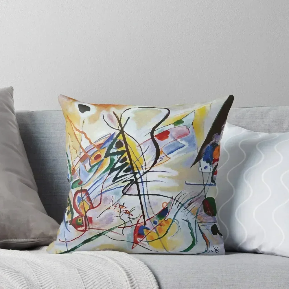 

Violet Wedge, Abstract, Wassily Kandinsky Throw Pillow Decorative Cushion Room decorating items Custom Cushion Photo pillow