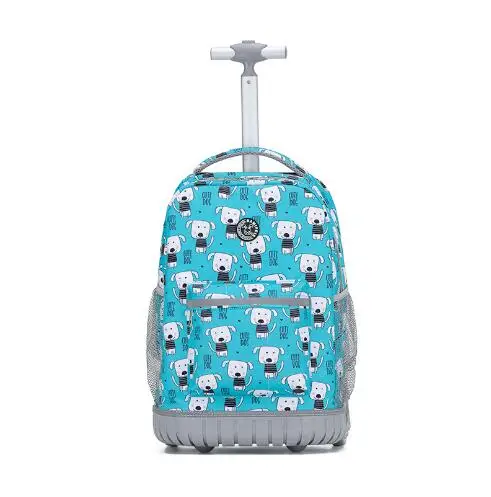 Mochila de viaje con ruedas para niños y adolescentes, bolsa de equipaje con ruedas, escolar, rodante