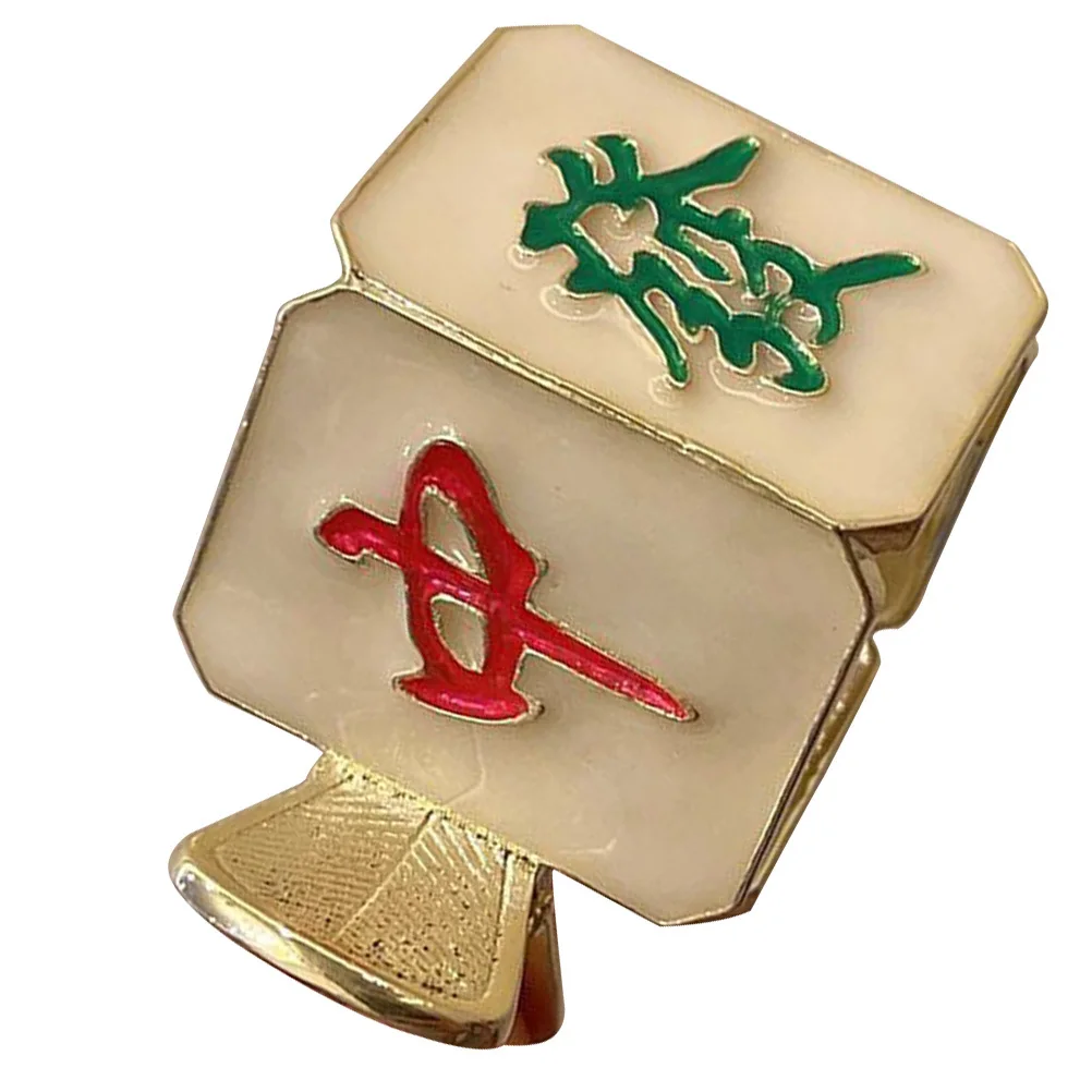 

Chinese Mahjong Small Hair Claw Clip Creative Decorative Hairpin Lightweight Mini Party Hair Clips Unique Mahjong Barrettes