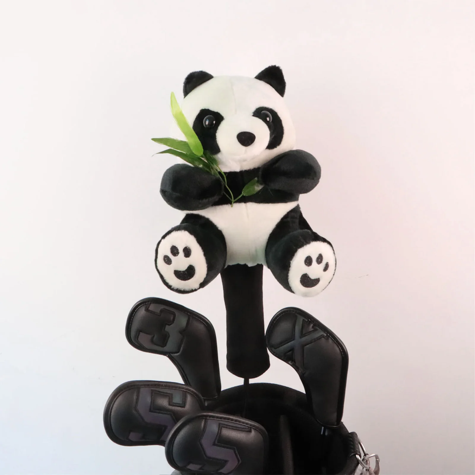 Cute Panda Golf Club Head Covers Plush Animal Protection Headcover for Driver/Fairway/Putter - view 4