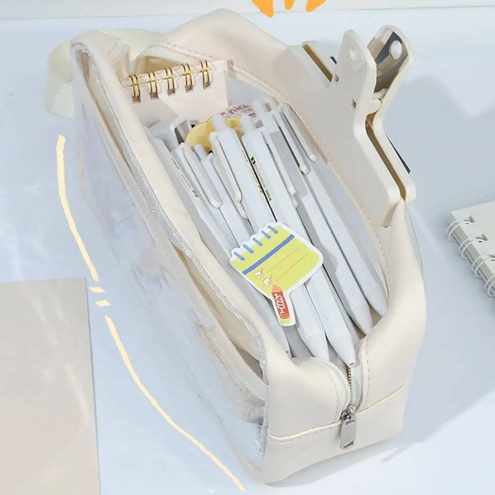 Keep Tidy Zipper Design Student Ins Simple Stationery Storage Box Daily Use