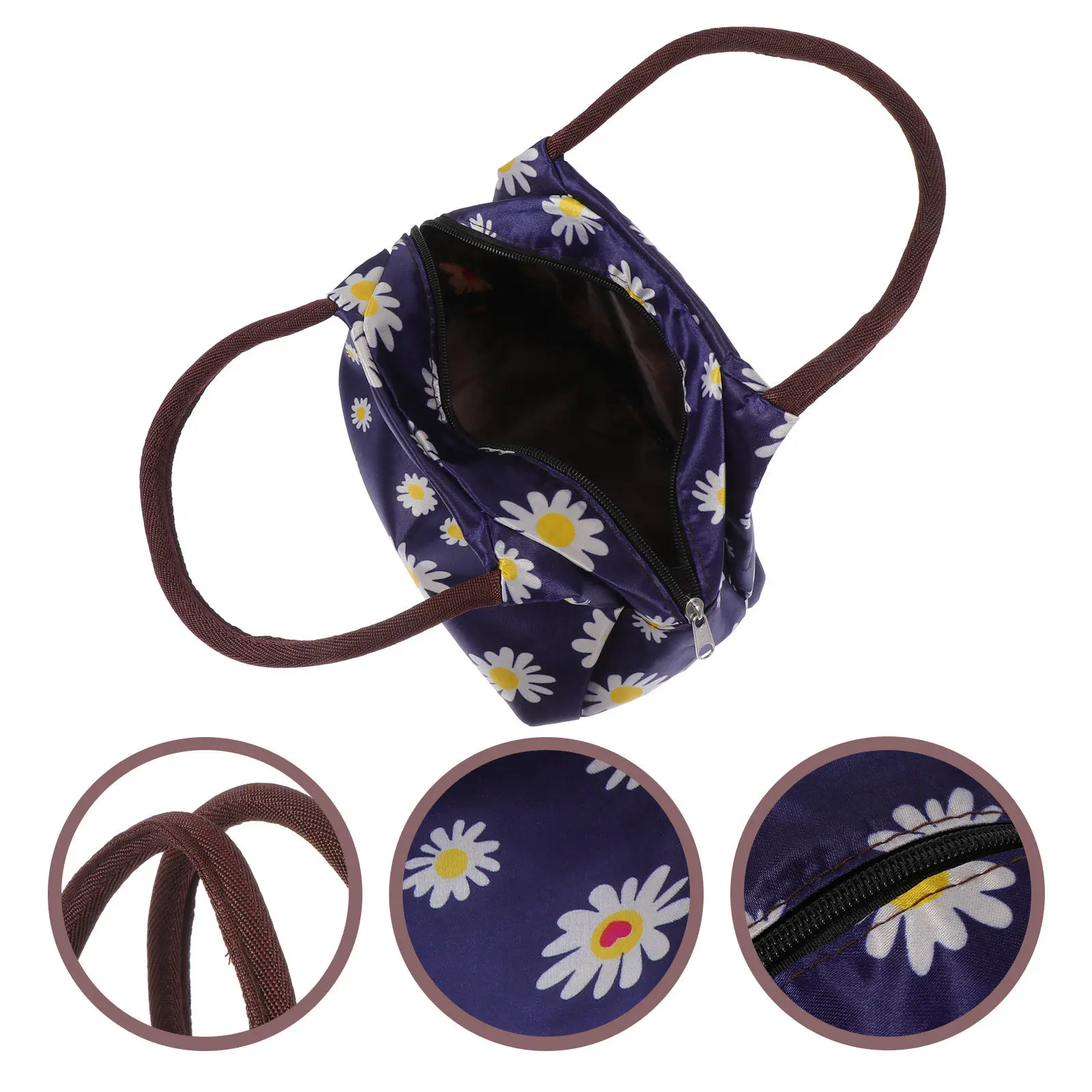 

1 шт. сумка для обеда, водонепроницаемая тканевая сумка, модная легкая портативная сумка с принтом для офиса, активного отдыха, пикника, органайзер для подгузников