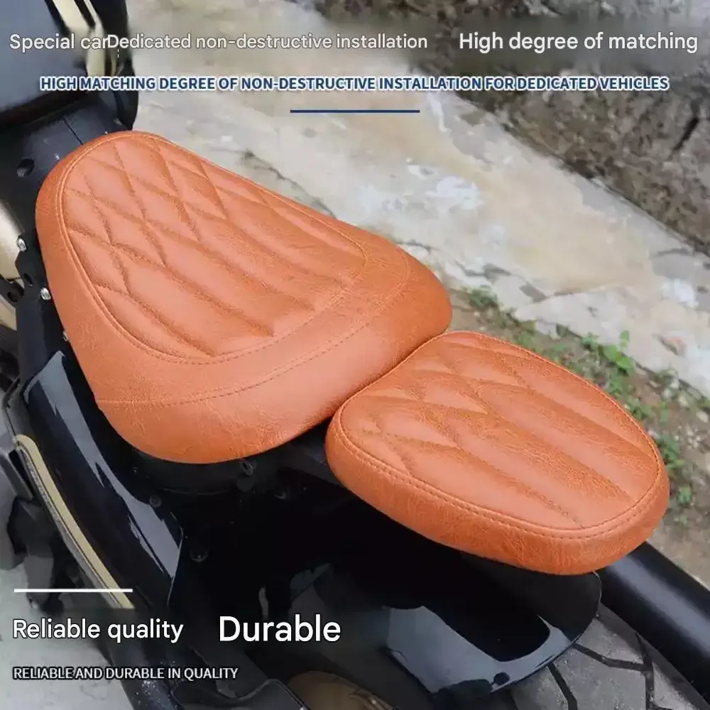 【Precise Fit】Modified folding seat cushion, double seat cushion with hidden design, suitable for BENDA NAPOLEON BOB 500 450.