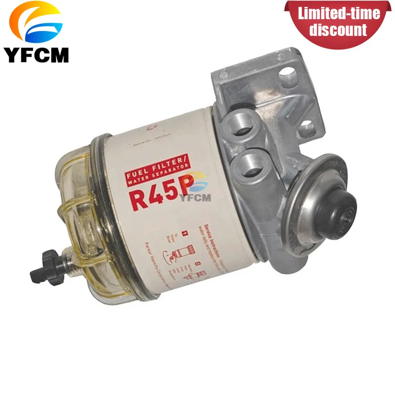1 PCS R45P Fuel Water Separator Assembly for Boat Marine Small Diesel