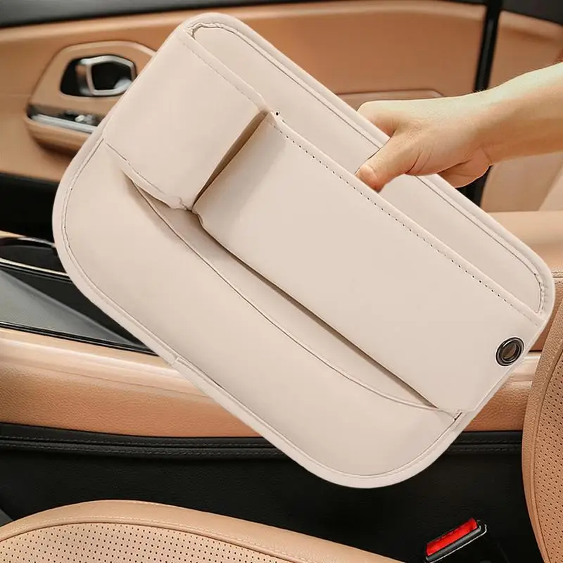 

Car Seat Filler Organizer Car Seat Storage Box Storage Organizer Seat Crevice Purse Holder Car Console Organizer Leather Cup