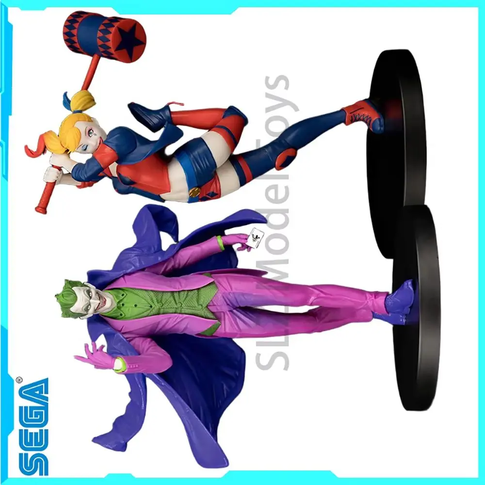 

100% Original SEGA ACT/CUT Batman Harley Quinn Joker Anime Figure Collection Series Model Cartoon Character Birthday Gift