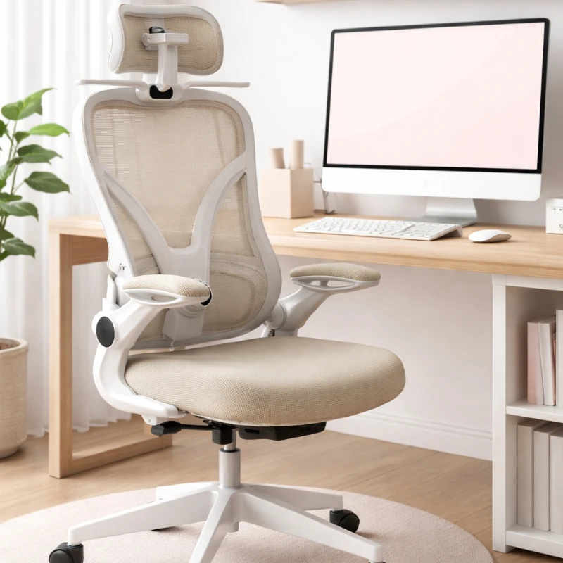 

Office Chair Ergonomic Gaming Chair Comfortable Study Seat Adjustable Swivel Desk Chair for Bedroom Home Use