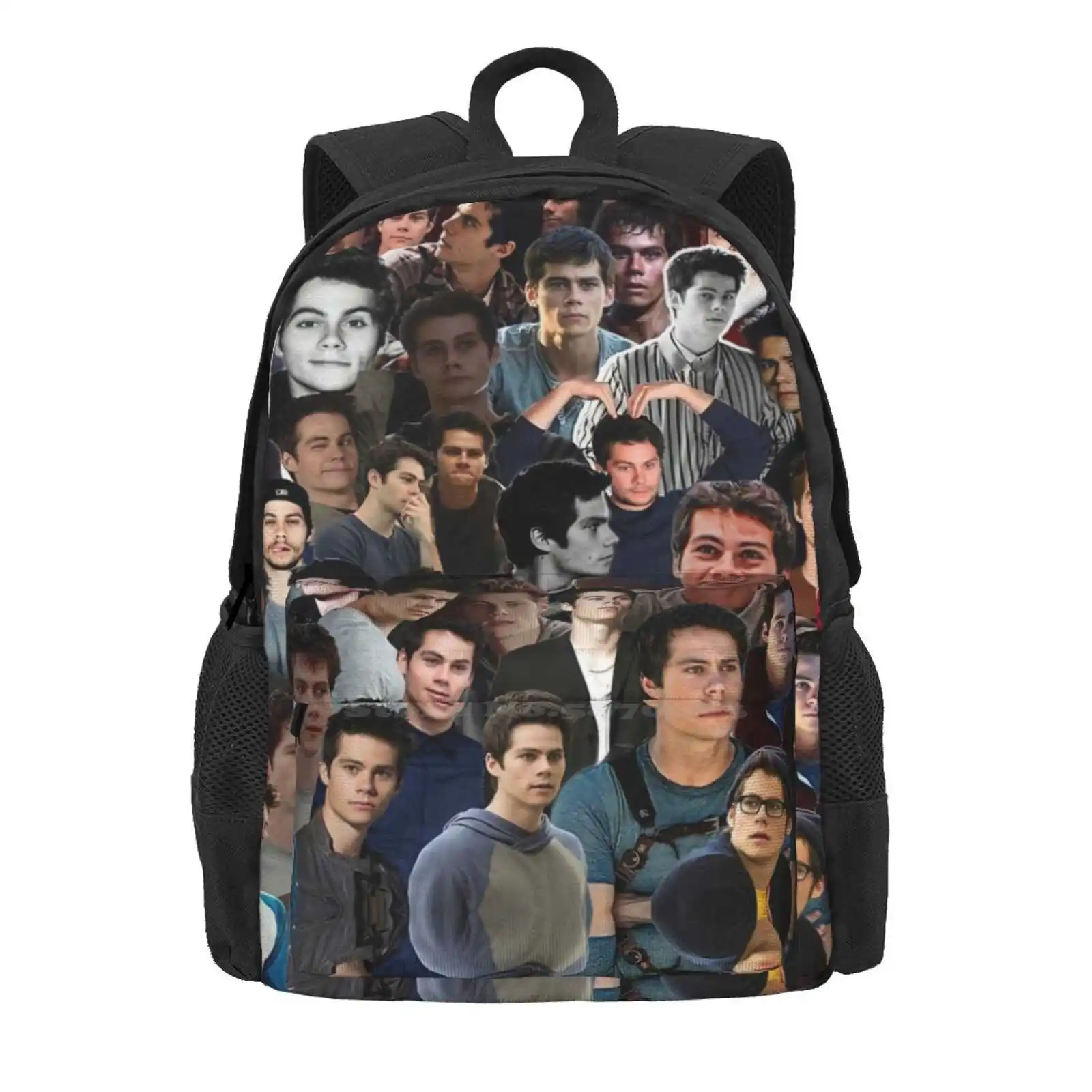 Dylan O\'brien Collage Hot Sale Backpack Fashion Bags Maze Runner Newt Dylan Obrien Teen Wolf Stiles Stilinski Thomas