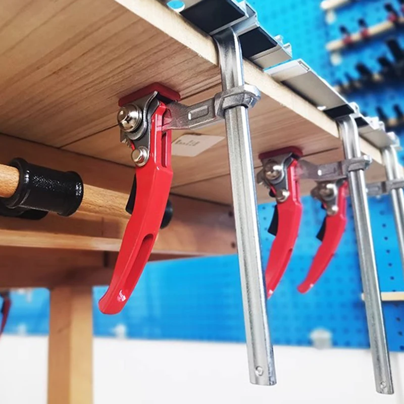 مشبك سقاطة دليل ، أعمال النجارة F ، لقط سريع لنظام قضيب التوجيه MFT ، مشبك يدوي ، سيارة × 60 ، 2