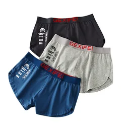 Boxer respirant pour hommes, sous-vĂȘtements masculins, culotte respirante confortable pour les jeunes, pantalon de personnalitĂ©, mode