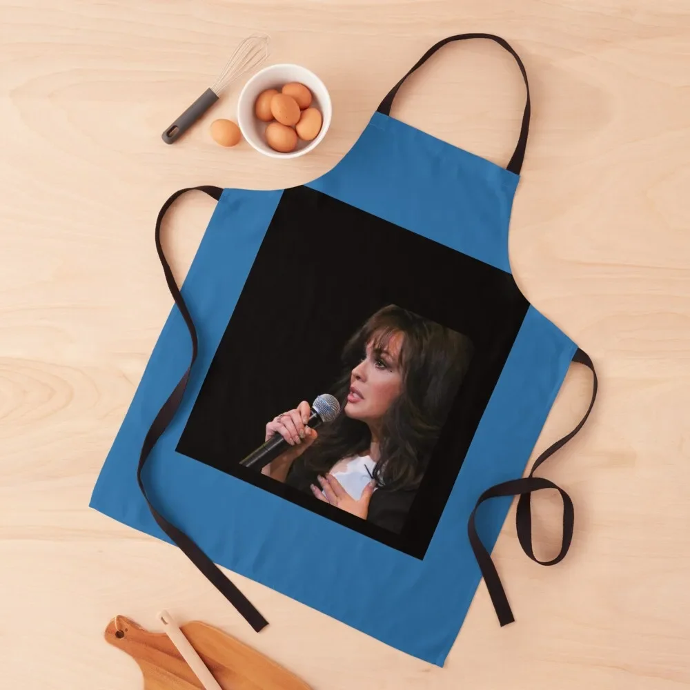 

Beautiful Marie Osmond Sleeveless Top Apron For Cosmetologist for home useful pieces Apron
