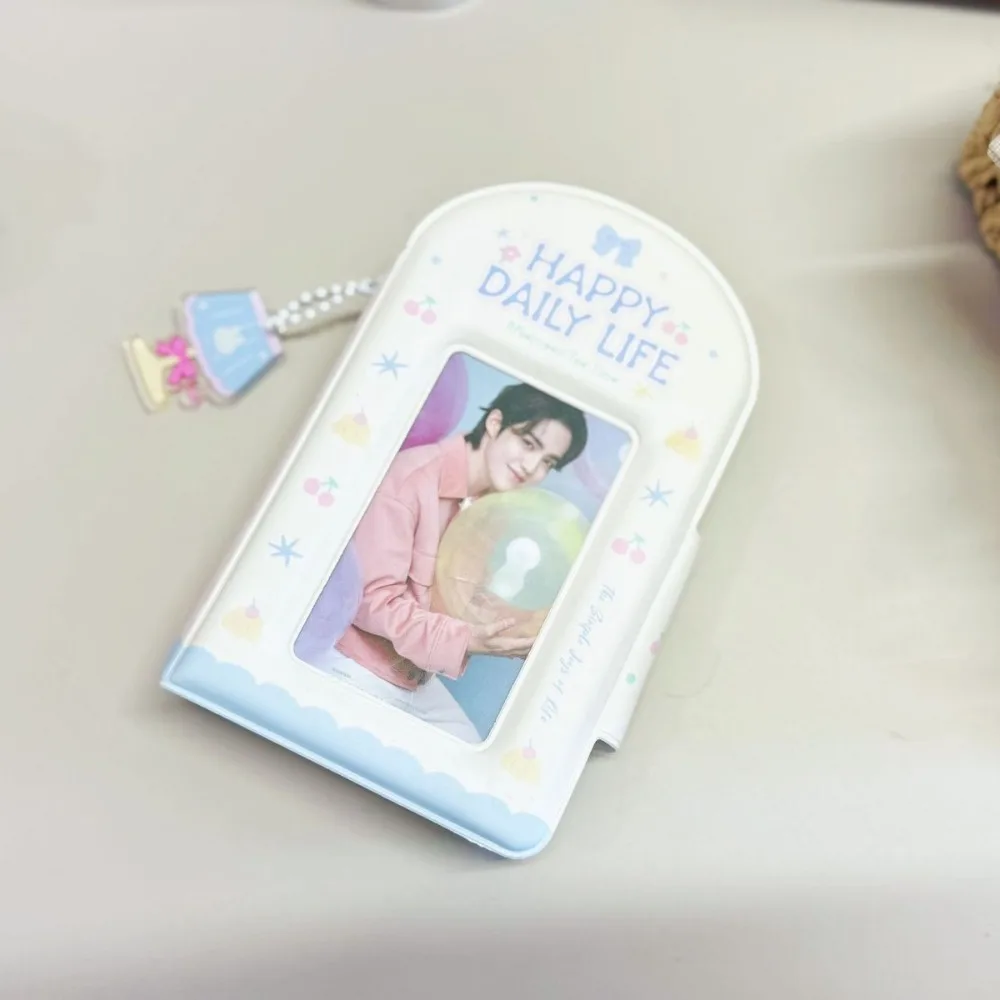 High Quality Strawberry Pudding Card Album Cute Rabbit PVC Idol Card Collect Book with 16 Internal Pages 3 Inch Postcard Book