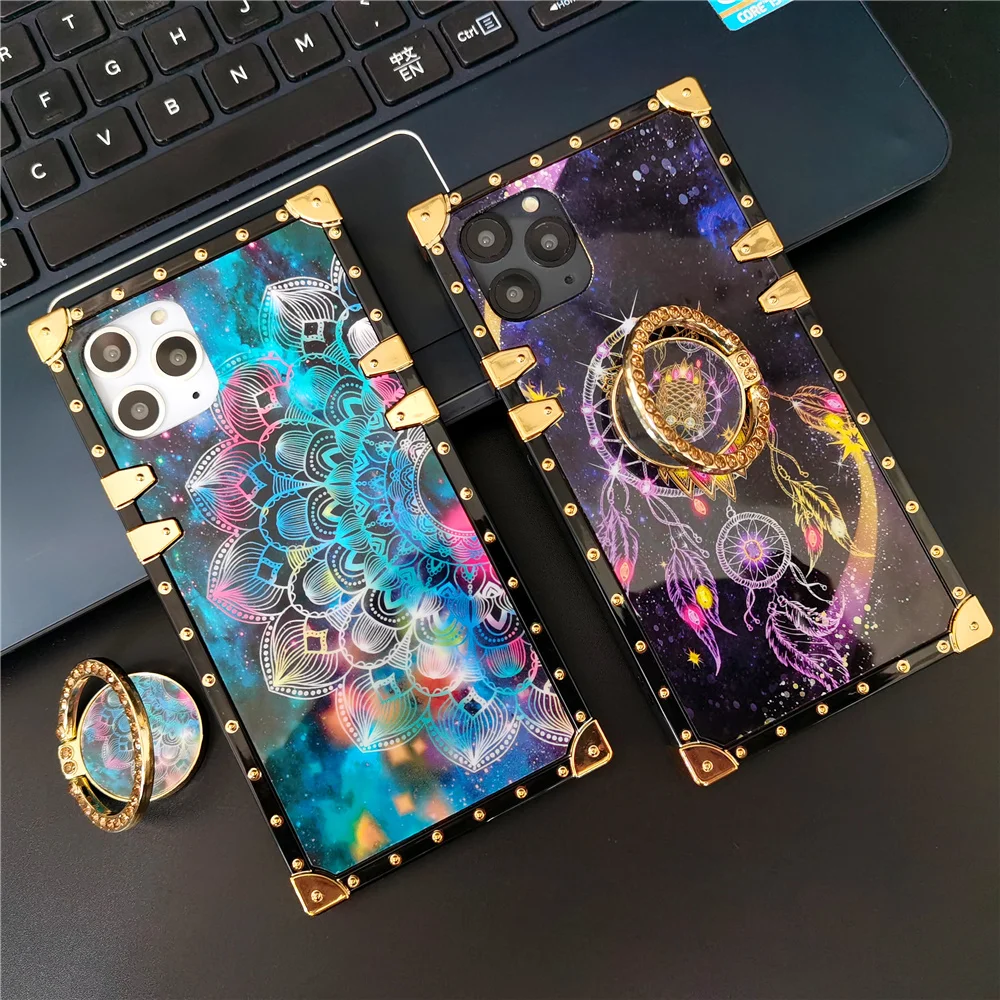 

Luxury Gold Glitter Floral Owl Case for Samsung Galaxy A56 A26 A16 A55 A15 A25 A35 A55 A36 A54 A53 Retro Women Shockproof Cover